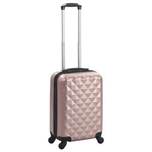 vidaXL Hartschalen-Trolley Ros&eacute;gold ABS