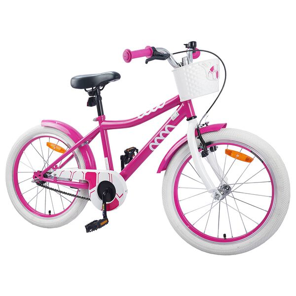 vidaXL Kinderfahrrad 18 Zoll f&uuml;r 5-7 Jahre alt Rosa