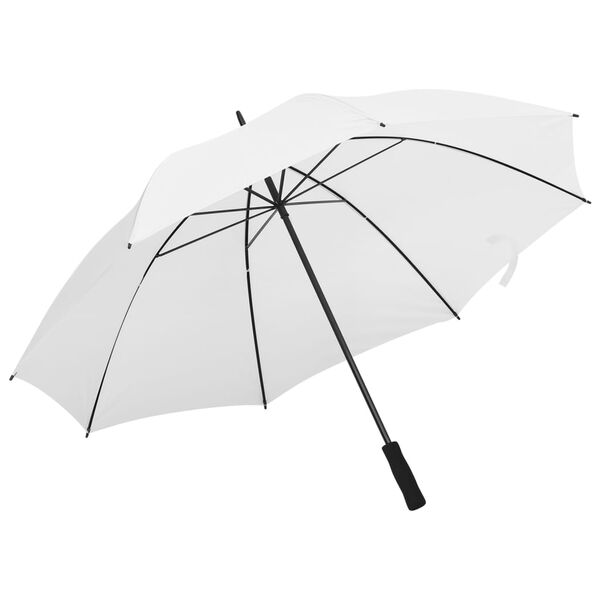 vidaXL Regenschirm Wei&szlig; 130 cm