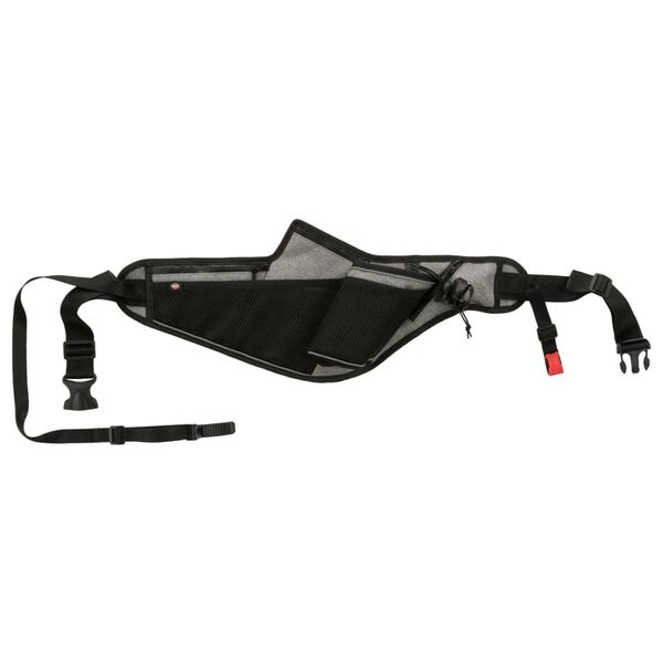 TRIXIE Hunde-Joggingg&uuml;rtel mit Leine Grau und Schwarz