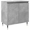 vidaXL Badschrank Betongrau 58 x 33 x 60 cm Holzwerkstoff