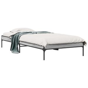 vidaXL Bettrahmen Grau Sonoma 80 x 200 cm Holzwerkstoff