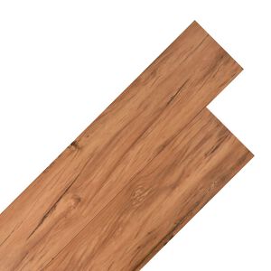 vidaXL Bodenplanken Braun 5,26 m&sup2; 18 Stk. PVC