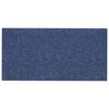 vidaXL Wandkopfteilen 12 pcs Blau 30 x 15 cm Stoff