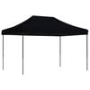 vidaXL Partyzelt Faltbar Pop-Up Schwarz 410x279x315 cm