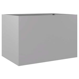 vidaXL Pflanzk&uuml;bel Silbern 62x47x46 cm Verzinkter Stahl