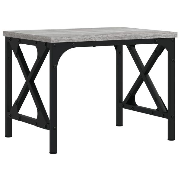 vidaXL Druckerständer Grau Sonoma 40x30x31 cm Holzwerkstoff