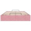 vidaXL Ottoman-Bett ohne Matratze Rosa 120x190 cm Samt