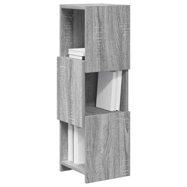 vidaXL Eckschrank Graues Sonoma 25,5x25x80cm Holzwerkstoff