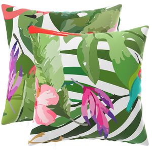 vidaXL Kissenbezug 2 pcs HEERLEN Mehrfarbig 30 x 30 cm Polyester