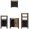 vidaXL Badezimmermöbel-Set 4 pcs Braun Massives upgecyceltes Holz