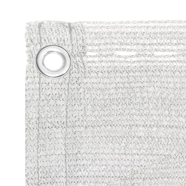 vidaXL Balkonsichtschutz HDPE 75x400 cm wei&szlig;