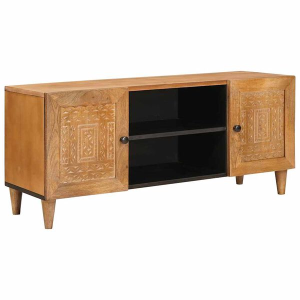 vidaXL TV-Einheiten mit Regal Hellbraun 105 x 33 x 46 cm Holzwerkstoff