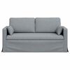 vidaXL Sofa Hellgrau Gesamtabmessungen: 158 x 78 x 80 cm (B x T x H)