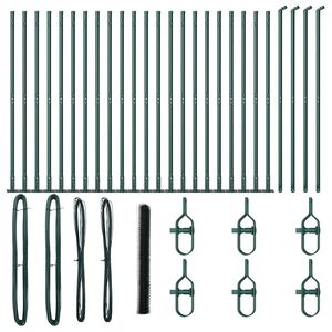 vidaXL Zaunpfosten Gr&uuml;n