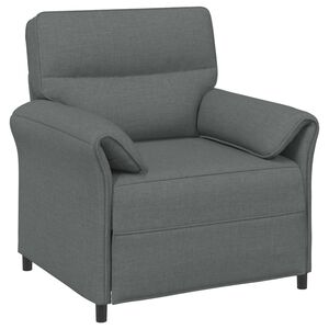 vidaXL 1-Sitzer Sofa Dunkelgrau 88 x 83 x 95 cm Stoff