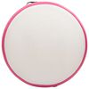 vidaXL Aufblasbare Gymnastikmatte mit Pumpe 100x100x15 cm PVC Rosa