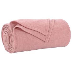 vidaXL Wohndecke Rosa 170 x 130 cm 0.31 kg Fleece