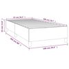 vidaXL Boxspringbettgestell Dunkelgrau 100x200 cm Stoff