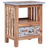 vidaXL Nachttisch 41x30x50 cm Massives Mahagoniholz