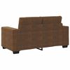 vidaXL Sofa 3 pcs Braun 221 x 80 x 80 cm Leinenmischgewebe