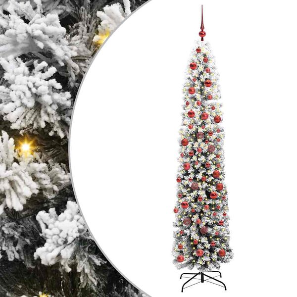vidaXL K&uuml;nstlicher Weihnachtsbaum mit 300 LEDs mit St&auml;nder Gr&uuml;n 180 cm