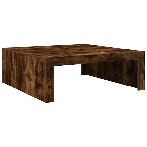 vidaXL Couchtisch R&auml;uchereiche 100x100x35 cm Holzwerkstoff