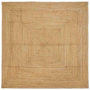 vidaXL Bereichsteppich Beige 200 x 200 cm Jute