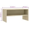 vidaXL TV-Schrank Sonoma-Eiche 80x40x40 cm Holzwerkstoff
