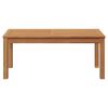 vidaXL Tisch Braun 95 x 45 x 40 cm Massivholz Teak