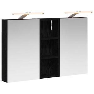 vidaXL Badezimmerschrank-Set 3 pcs 80 x 10,5 x 50 cm Holzwerkstoff