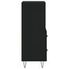 vidaXL Sideboard Schwarz 34,5x34x90 cm Holzwerkstoff