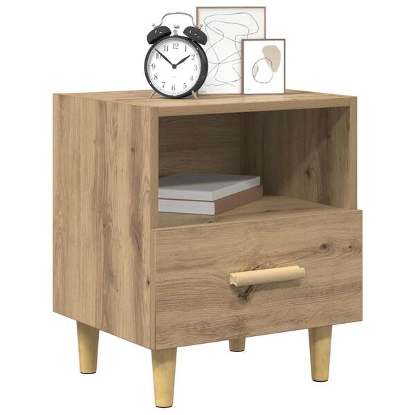 vidaXL Nachttisch Artisan-Eiche 40 x 35 x 47 cm Holzwerkstoff