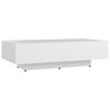 vidaXL Couchtisch Wei&szlig; 100x49,5x31 cm Holzwerkstoff