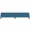 vidaXL Boxspringbett mit Matratze Dunkelblau 160 x 210 cm Stoff