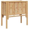 vidaXL Hochbeet Braun 70 x 35 x 70 cm Bambus
