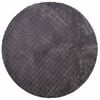 vidaXL Bereichsteppiche Rund SIROLO Anthrazit &Oslash; 200 CM Polyester