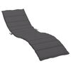 vidaXL Sonnenliegen-Auflage Anthrazit 200x70x3 cm Oxford-Gewebe