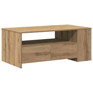 vidaXL Couchtisch Artisan-Eiche 102 x 55 x 43,5 cm Holzwerkstoff