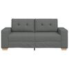 vidaXL Zweisitzer-Sofa Dunkelgrau 180x77x82 cm Stoff
