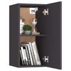vidaXL 4-tlg. TV-Schrank-Set Grau Holzwerkstoff