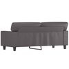 vidaXL 2-Sitzer-Sofa Grau 140 cm Kunstleder