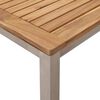vidaXL Esstisch Braun 150 x 90 x 75 cm Massivholz Teak