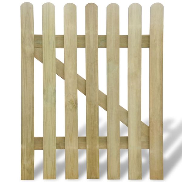 vidaXL Gartentor Holz 100x120 cm