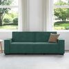 vidaXL 3-Sitzer-Sofa Dunkelgr&uuml;n 220x78x84 cm Samt