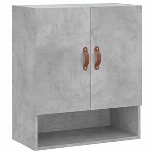 vidaXL Wandschrank Betongrau 60x31x70 cm Holzwerkstoff