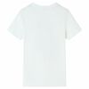 Kinder-Kurzarmshirt Ecru 104