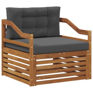 vidaXL Outdoor-Sofagarnitur Massivholz Akazie Natur