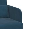 vidaXL Schlafsofa Blau 65 x 80 x 83 cm Samt