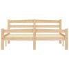 vidaXL Massivholzbett Kiefer 120x200 cm